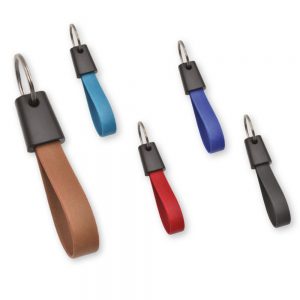 Metal Siyah Deri Anahtarlık S-5140