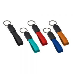 Metal Siyah Deri Anahtarlık S-1280