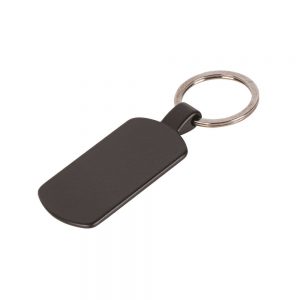 Metal Siyah Deri Anahtarlık 5131
